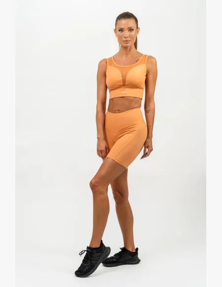 NEBBIA • Cyklistické šortky s vysokým pasem ELITE oranžová • Nebshop.cz