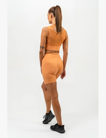 NEBBIA • Cyklistické šortky s vysokým pasem ELITE oranžová • Nebshop.cz