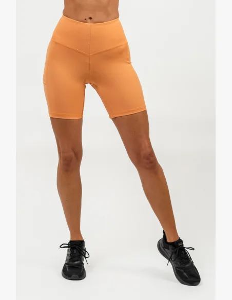 NEBBIA • Cyklistické šortky s vysokým pasem ELITE oranžová • Nebshop.cz