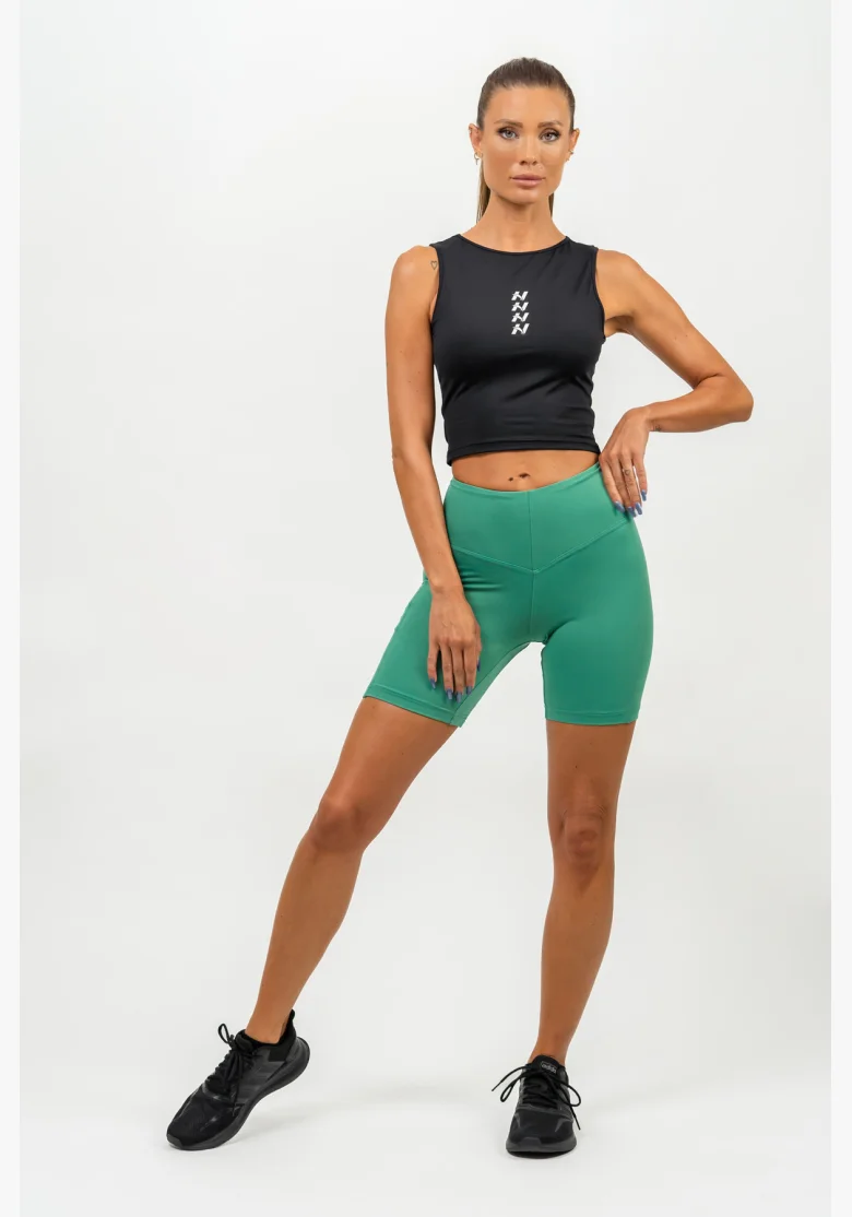 NEBBIA • Cyklistické šortky s vysokým pasem ELITE zelená • Nebshop.cz