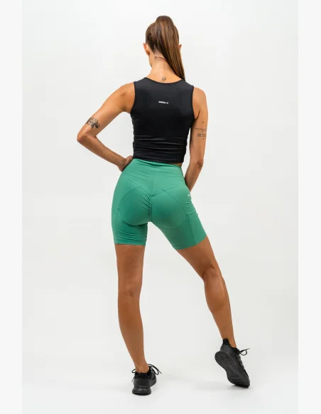 NEBBIA • Cyklistické šortky s vysokým pasem ELITE zelená • Nebshop.cz