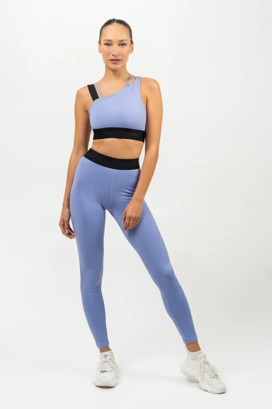 NEBBIA • Asymetrická sportovní podprsenka ELITE fialová • Nebshop.cz