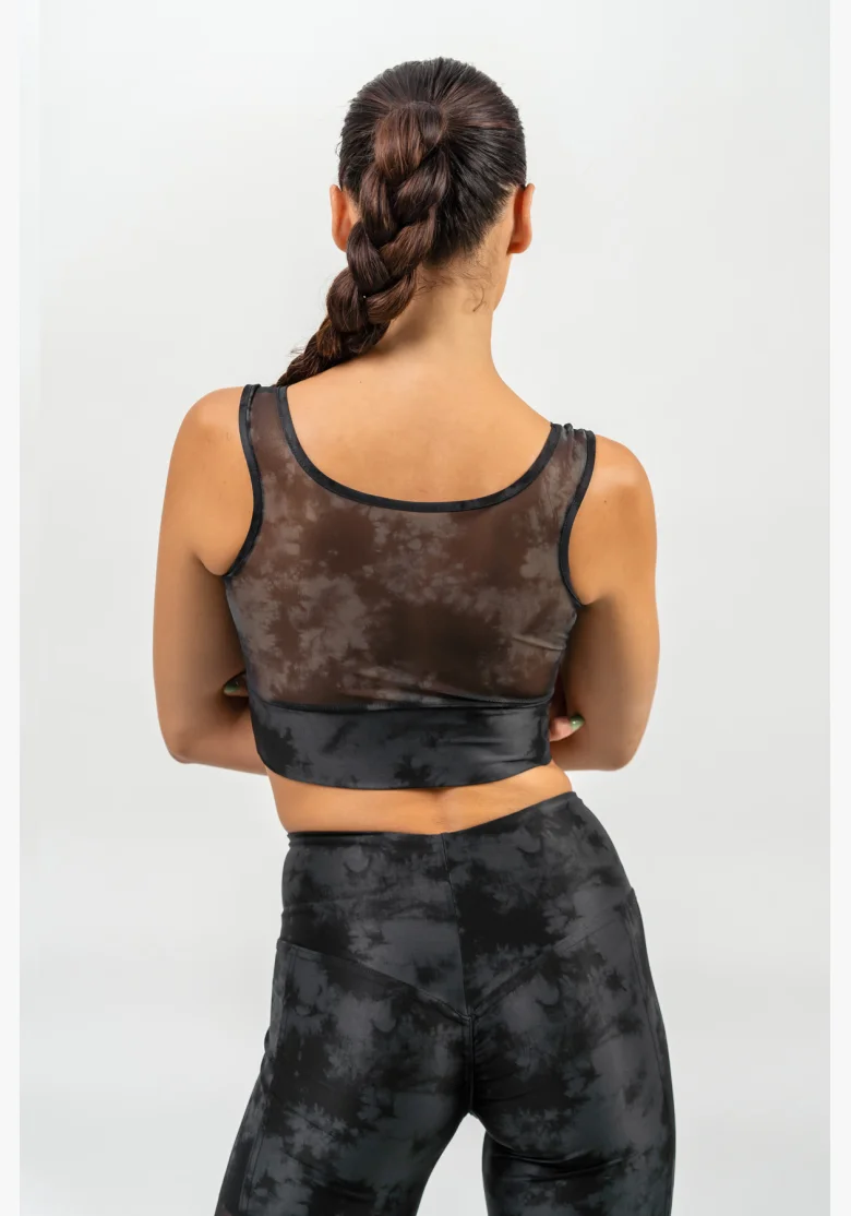 NEBBIA • Sportovní podprsenka se síťkou IMPACT černá • Nebshop.cz