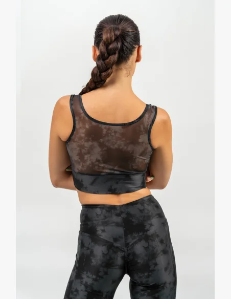 NEBBIA • Sportovní podprsenka se síťkou IMPACT černá • Nebshop.cz