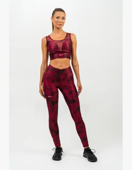 NEBBIA • Sportovní podprsenka se síťkou IMPACT červená • Nebshop.cz