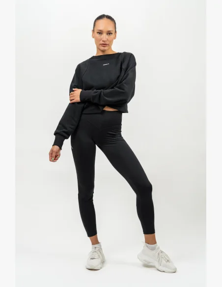 NEBBIA • Legíny se síťkou s vysokým pasem PERFORMANCE černá • Nebshop.cz