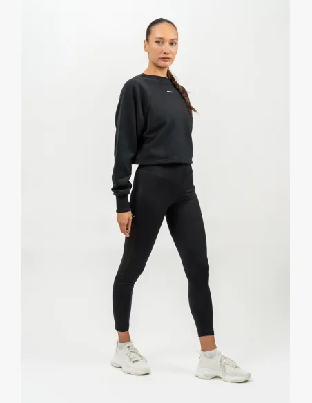 NEBBIA • Legíny se síťkou s vysokým pasem PERFORMANCE černá • Nebshop.cz