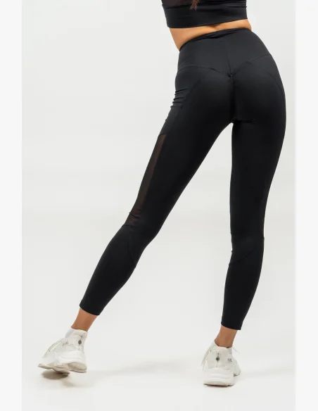 NEBBIA • Legíny se síťkou s vysokým pasem PERFORMANCE černá • Nebshop.cz