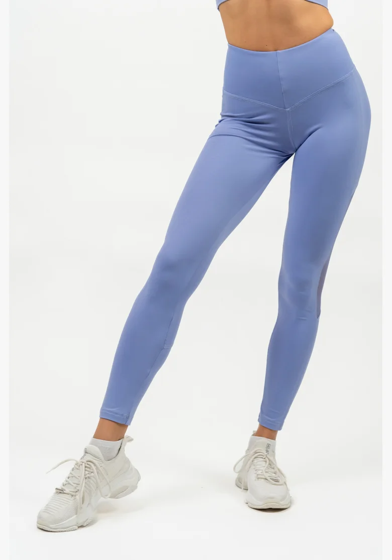 NEBBIA • Legíny se síťkou s vysokým pasem PERFORMANCE fialová • Nebshop.cz