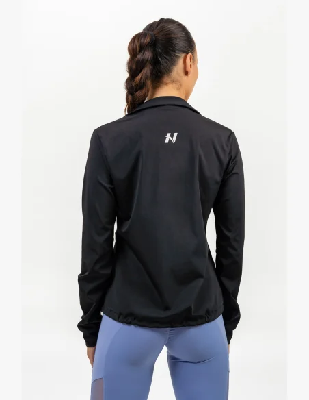 NEBBIA • Mikina na zip s odleskem SLEEK černá • Nebshop.cz