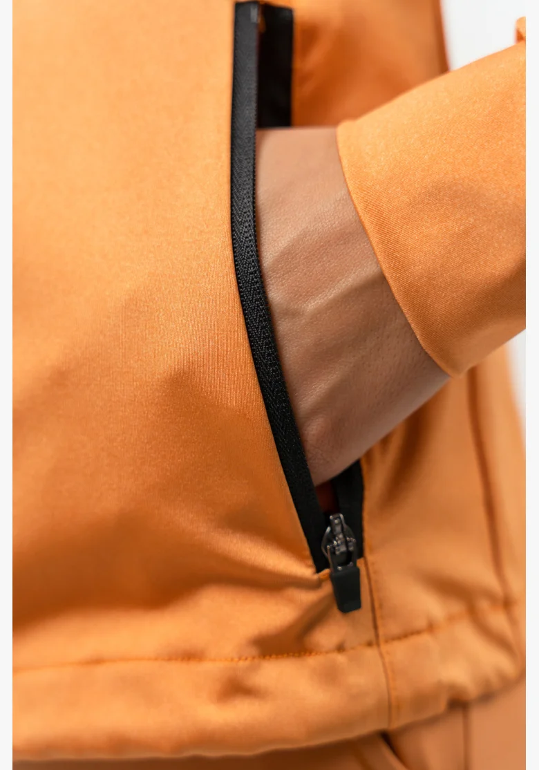 NEBBIA • Mikina na zip s odleskem SLEEK oranžová • Nebshop.cz