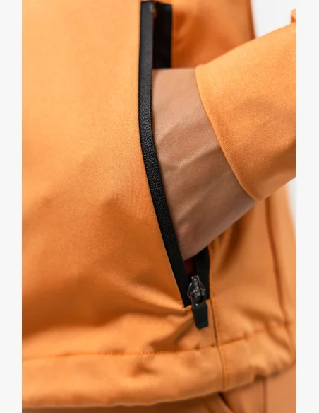 NEBBIA • Mikina na zip s odleskem SLEEK oranžová • Nebshop.cz