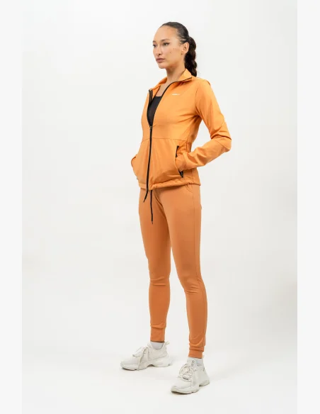 NEBBIA • Mikina na zip s odleskem SLEEK oranžová • Nebshop.cz