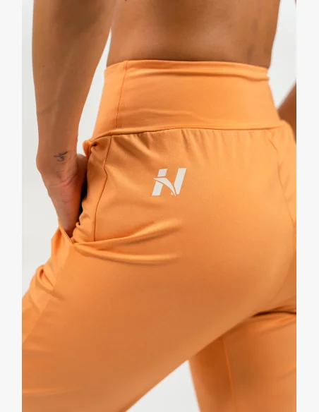 NEBBIA • Slim fit legíny s kapsami SLEEK oranžová • Nebshop.cz