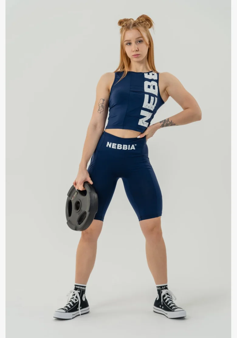 NEBBIA • Tank top SNATCHED modrý • Nebshop.cz