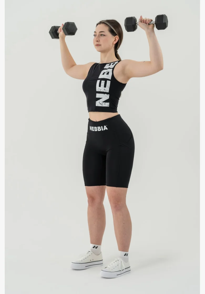 NEBBIA • Tank top SNATCHED černý • Nebshop.cz