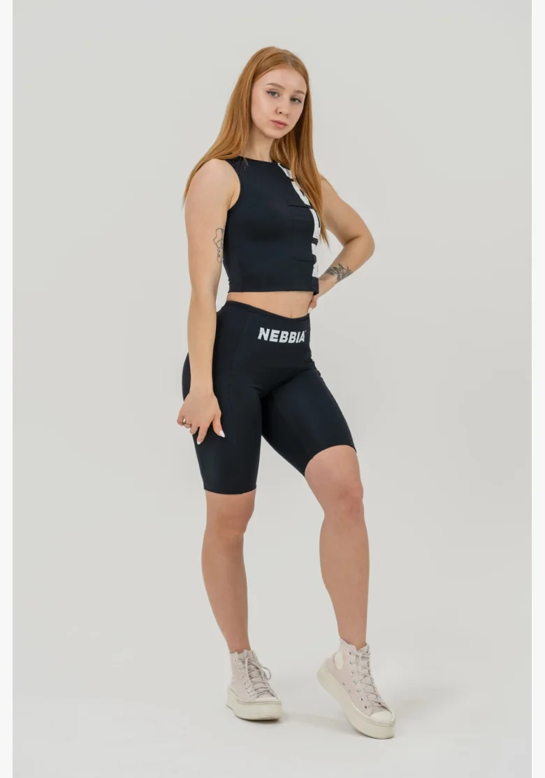 NEBBIA • Tank top SNATCHED černý • Nebshop.cz