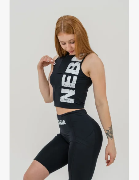 NEBBIA • Tank top SNATCHED černý • Nebshop.cz