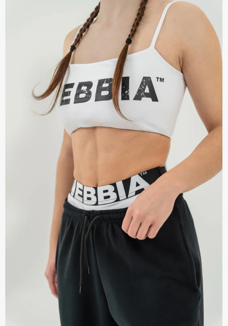 NEBBIA • Sportovní tepláky MUSCLE MOMMY černá • Nebshop.cz