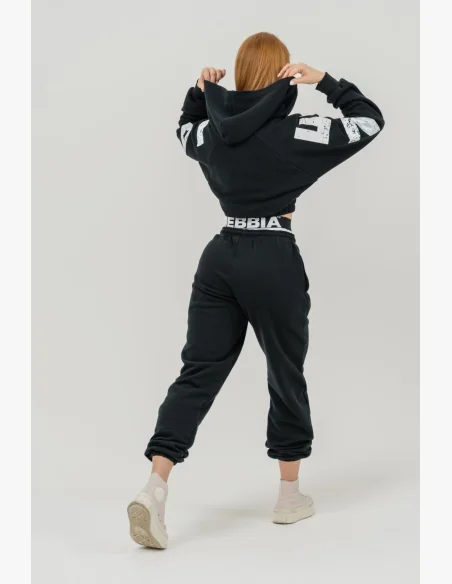 NEBBIA • Sportovní tepláky MUSCLE MOMMY černá • Nebshop.cz