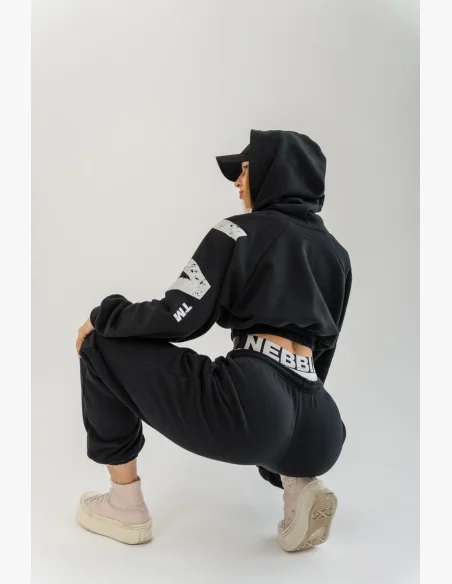 NEBBIA • Sportovní tepláky MUSCLE MOMMY černá • Nebshop.cz