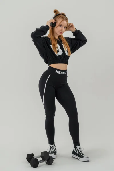 NEBBIA • Crop top mikina MUSCLE MOMMY • Nebshop.cz