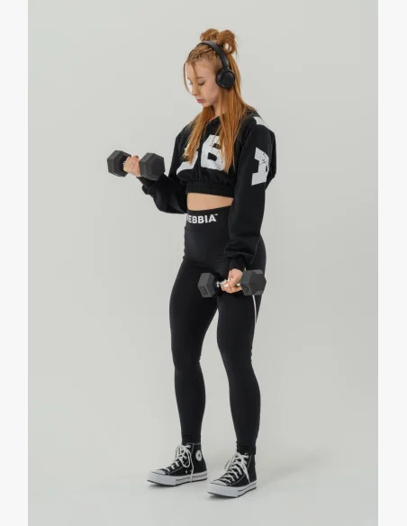 NEBBIA • Crop top mikina MUSCLE MOMMY • Nebshop.cz
