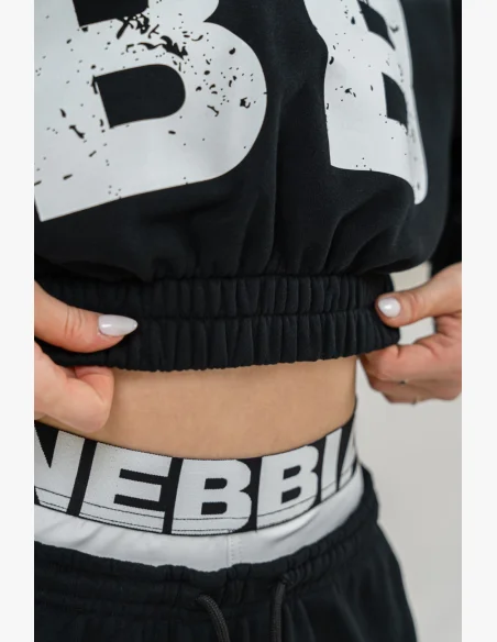 NEBBIA • Crop top mikina MUSCLE MOMMY • Nebshop.cz