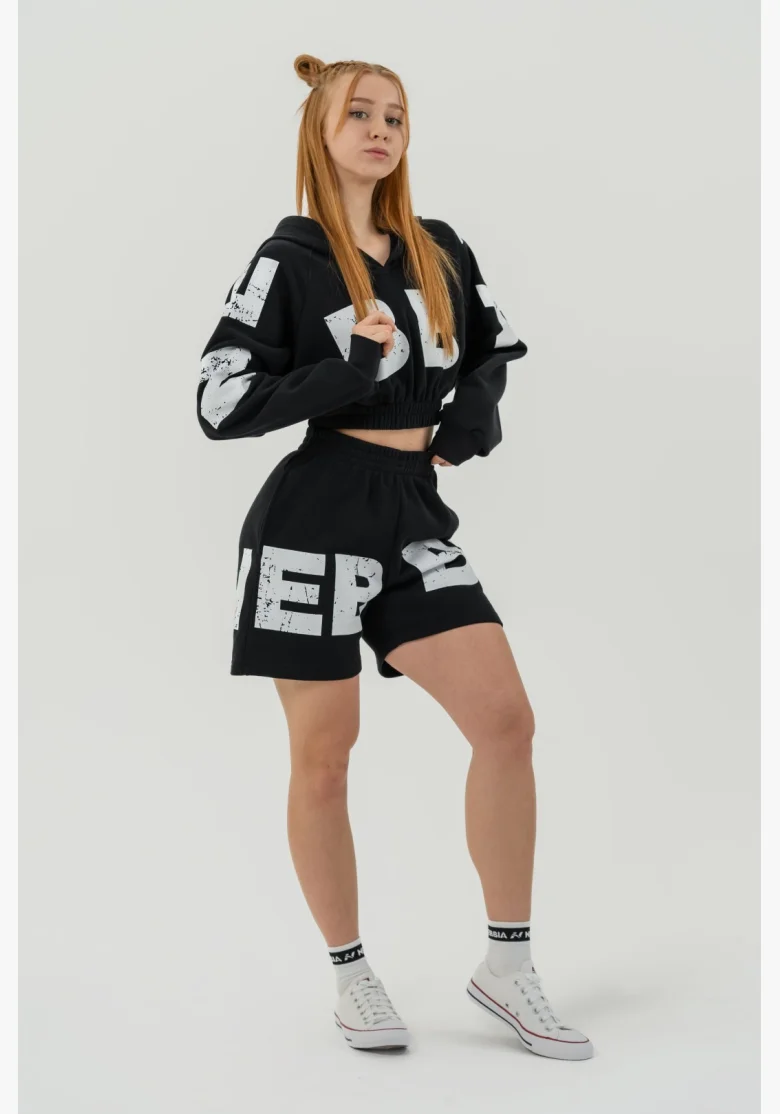 NEBBIA • Crop top mikina MUSCLE MOMMY • Nebshop.cz