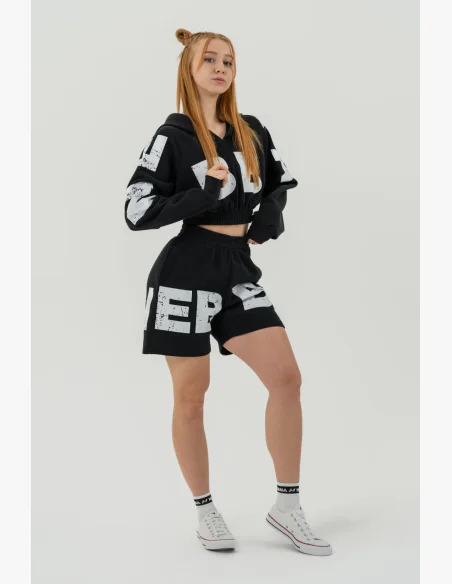 NEBBIA • Crop top mikina MUSCLE MOMMY • Nebshop.cz