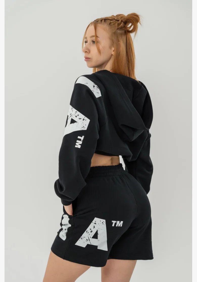 NEBBIA • Crop top mikina MUSCLE MOMMY • Nebshop.cz