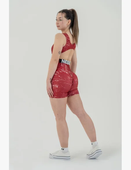 NEBBIA • Crop top tílko ROUGH GIRL  červené • Nebshop.cz