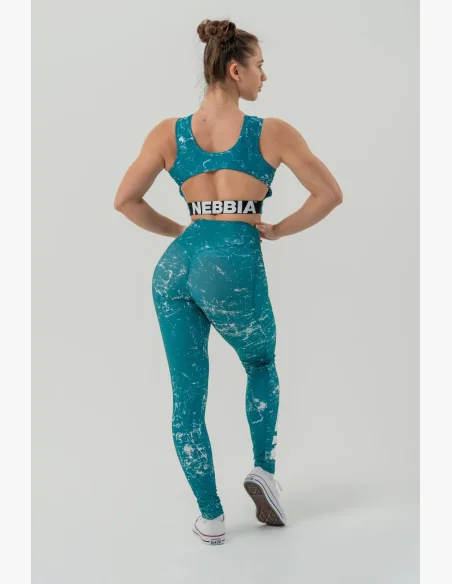 NEBBIA • Crop top tílko ROUGH GIRL zelené • Nebshop.cz