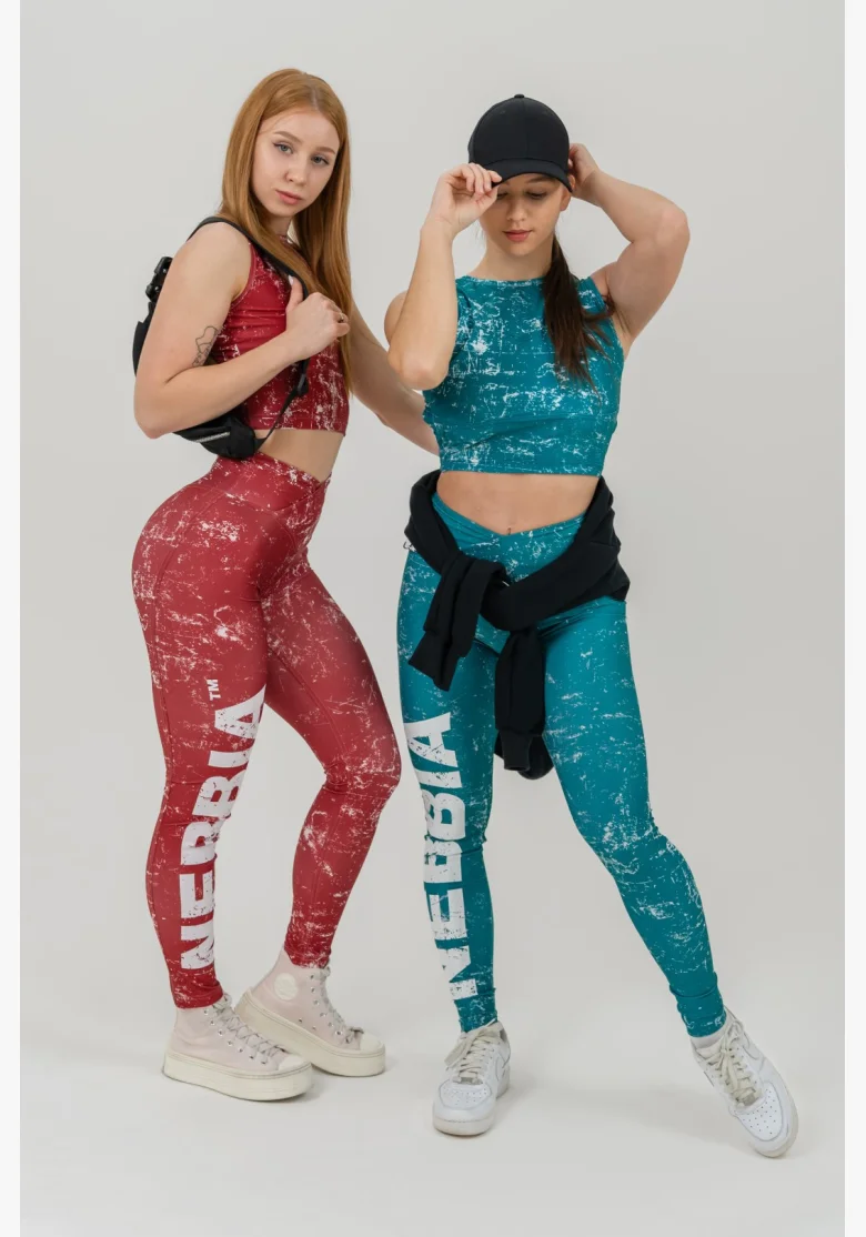 NEBBIA • Crop top tílko ROUGH GIRL zelené • Nebshop.cz