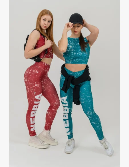 NEBBIA • Crop top tílko ROUGH GIRL zelené • Nebshop.cz