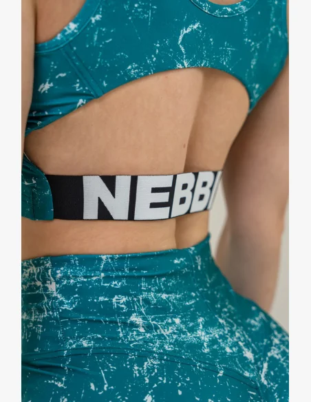 NEBBIA • Crop top tílko ROUGH GIRL zelené • Nebshop.cz