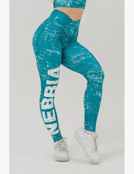 NEBBIA • Legíny na cvičení ROUGH GIRL zelené • Nebshop.cz