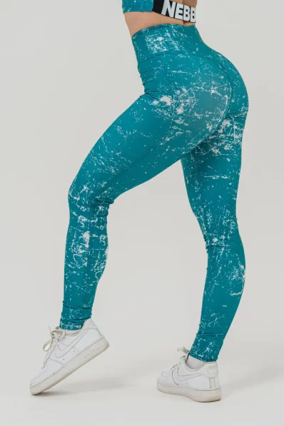 NEBBIA • Legíny na cvičení ROUGH GIRL zelené • Nebshop.cz