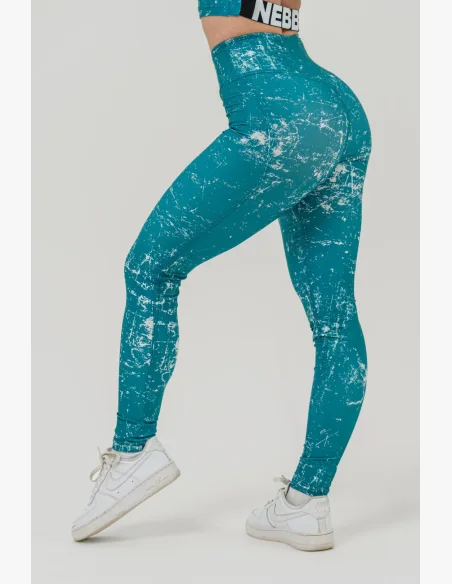 NEBBIA • Legíny na cvičení ROUGH GIRL zelené • Nebshop.cz