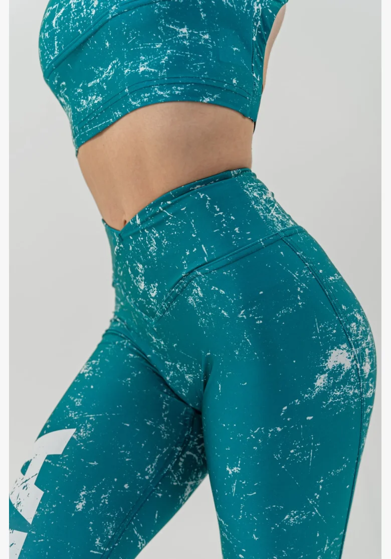NEBBIA • Legíny na cvičení ROUGH GIRL zelené • Nebshop.cz