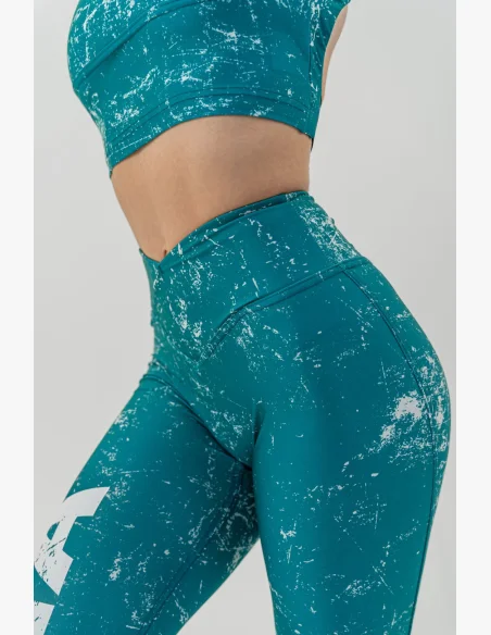 NEBBIA • Legíny na cvičení ROUGH GIRL zelené • Nebshop.cz