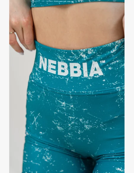 NEBBIA • Leginové šortky s vysokým pasem 5″ HAMMIES zelené • Nebshop.cz