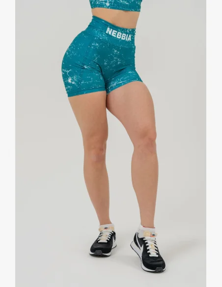 NEBBIA • Leginové šortky s vysokým pasem 5″ HAMMIES zelené • Nebshop.cz