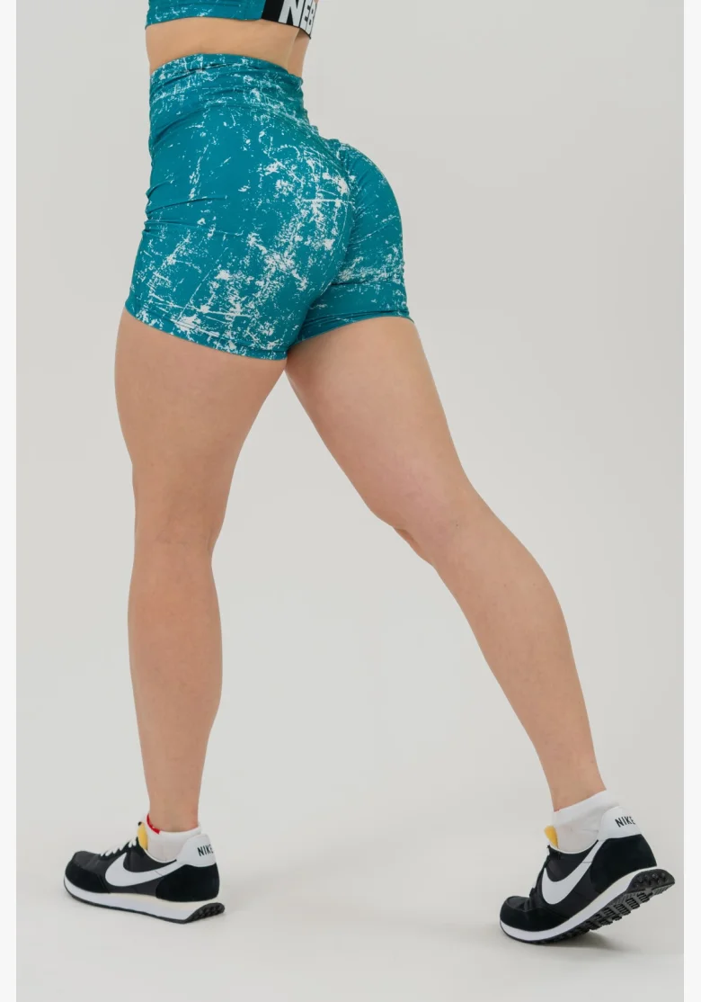 NEBBIA • Leginové šortky s vysokým pasem 5″ HAMMIES zelené • Nebshop.cz