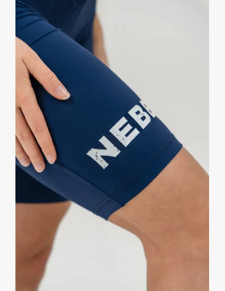 NEBBIA • Leginové šortky s vysokým pasem 9″ SNATCHED modré • Nebshop.cz