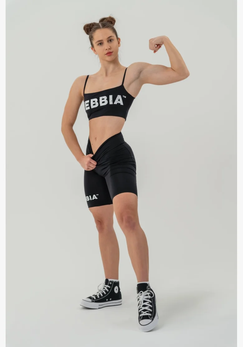 NEBBIA • NEBBIA Bandeau podprsenka BACK CHECK černá • Nebshop.cz