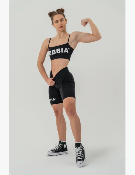 NEBBIA • NEBBIA Bandeau podprsenka BACK CHECK černá • Nebshop.cz