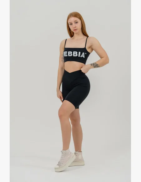 NEBBIA • NEBBIA Bandeau podprsenka BACK CHECK černá • Nebshop.cz