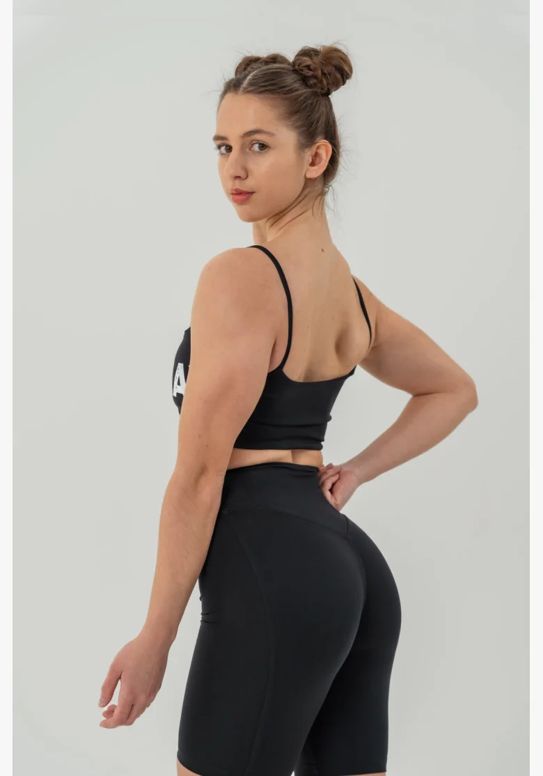 NEBBIA • NEBBIA Bandeau podprsenka BACK CHECK černá • Nebshop.cz