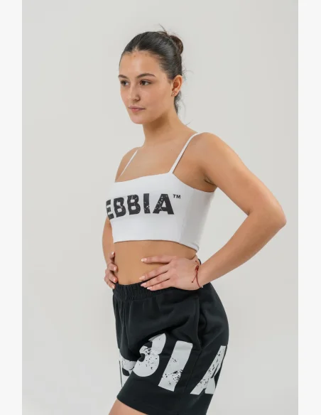NEBBIA • NEBBIA Bandeau podprsenka BACK CHECK bíla • Nebshop.cz